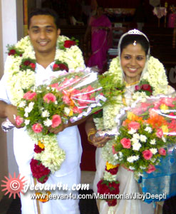 Jiby Deepti Marriage PhotoGallery at St Antonys Church Chenappady Kanjirappally